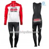 Tenue Maillot M/L + Collant à Bretelles 2018 Lotto Soudal Hiver Thermal Fleece N001